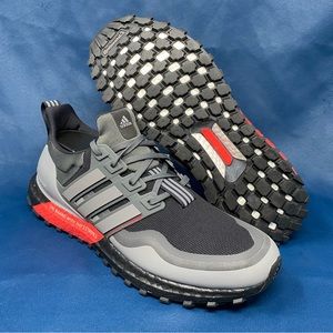 Adidas Ultraboost All Terrain Black Red Grey Running Shoes (EG8098) Men’s Size 9